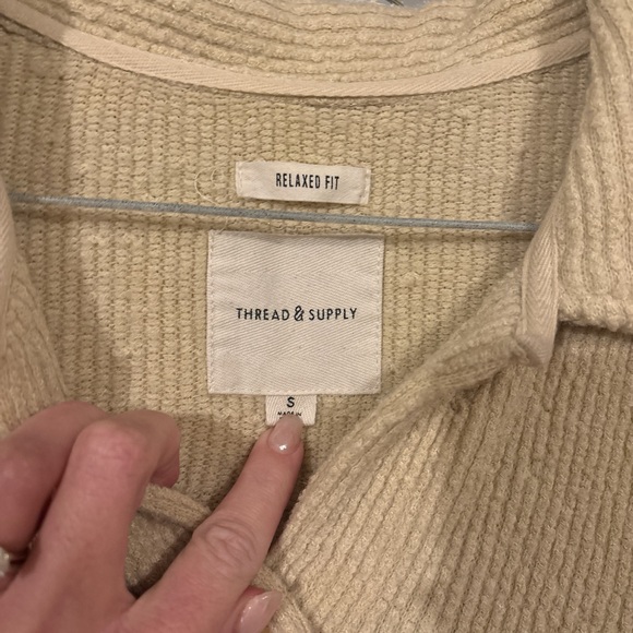 Thread & Supply Beige Ribbed Jacket - Picture 3 of 5